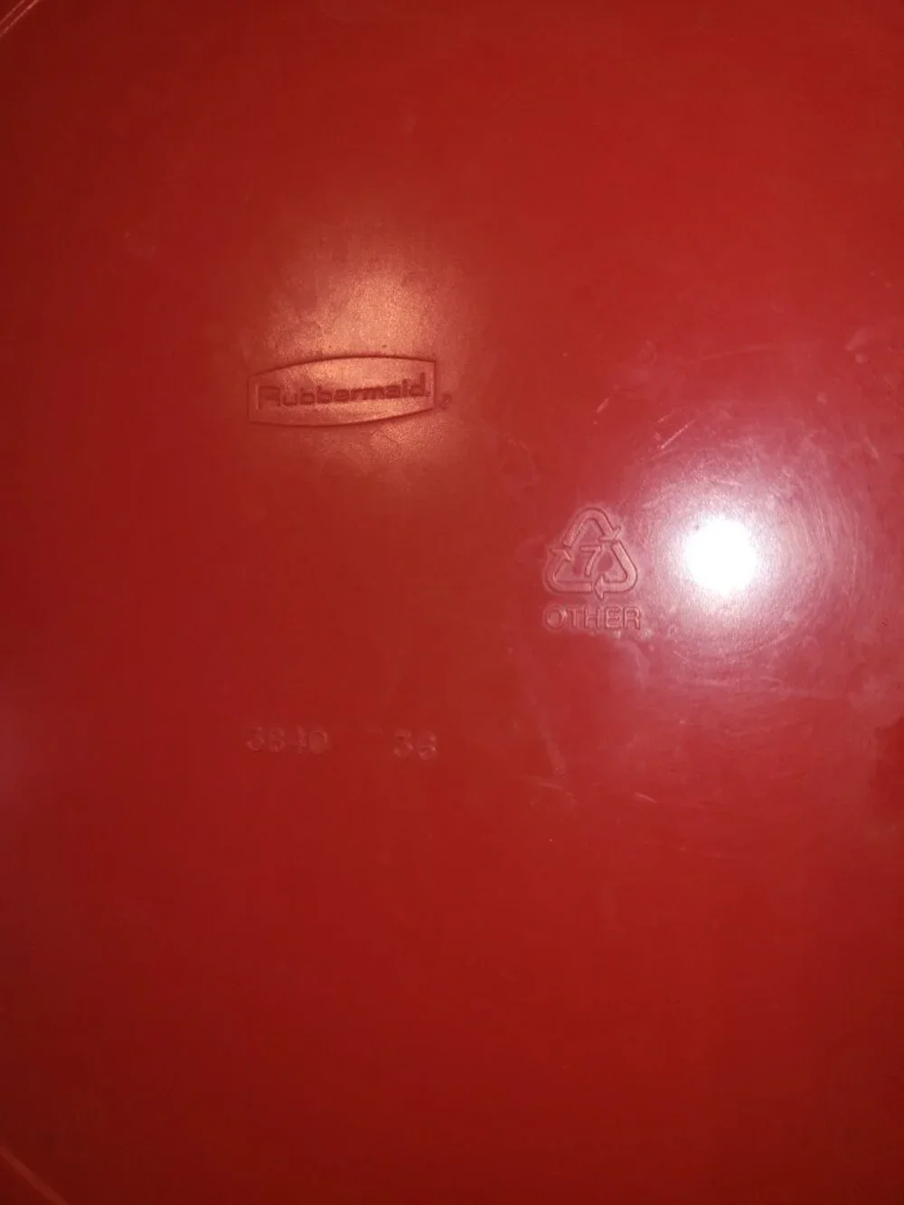 VTG Rubbermaid Melamine Plates Set Of 4 Red Dinner Plates 10